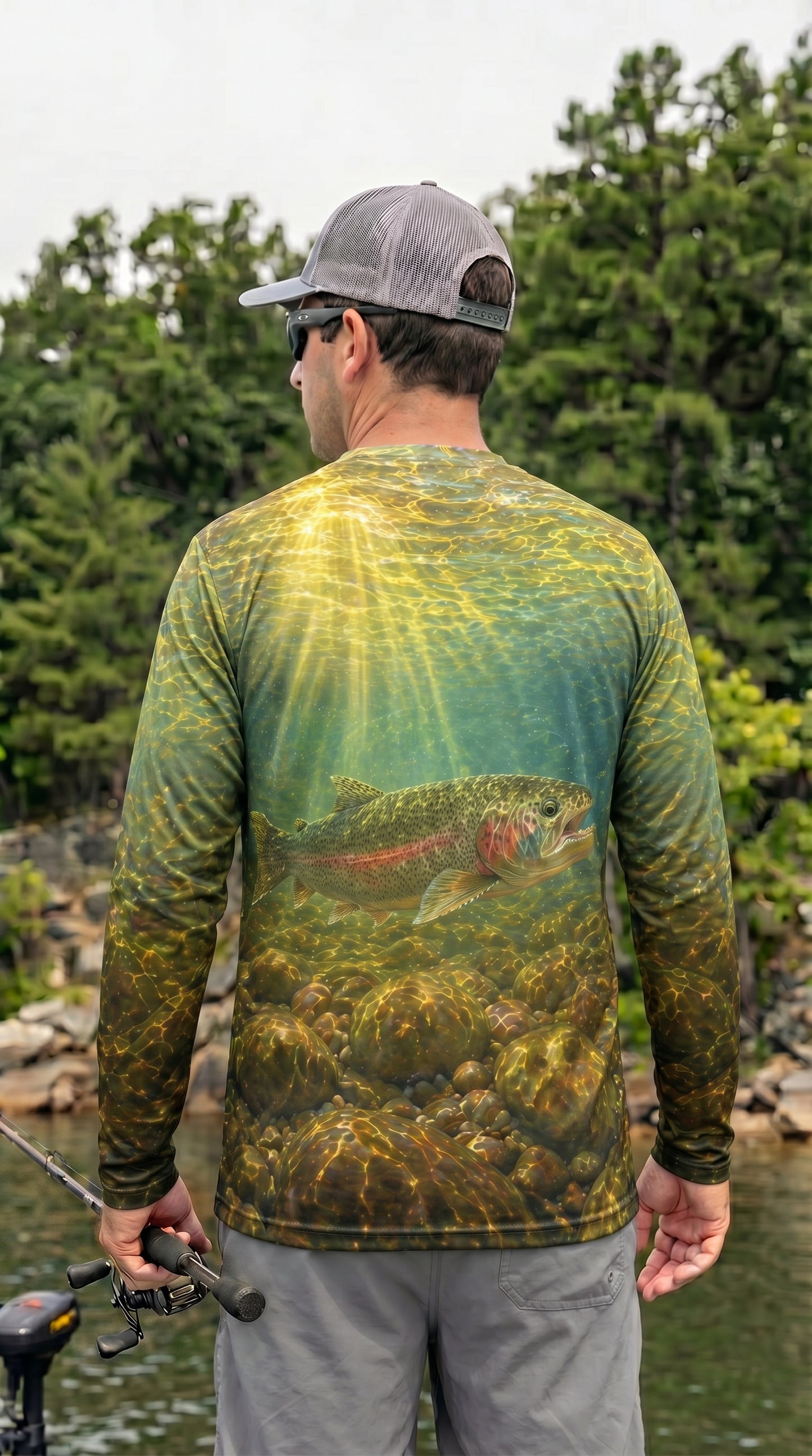Performance Fishing Long Sleeve - Gravel Run Rainbow - TBT71