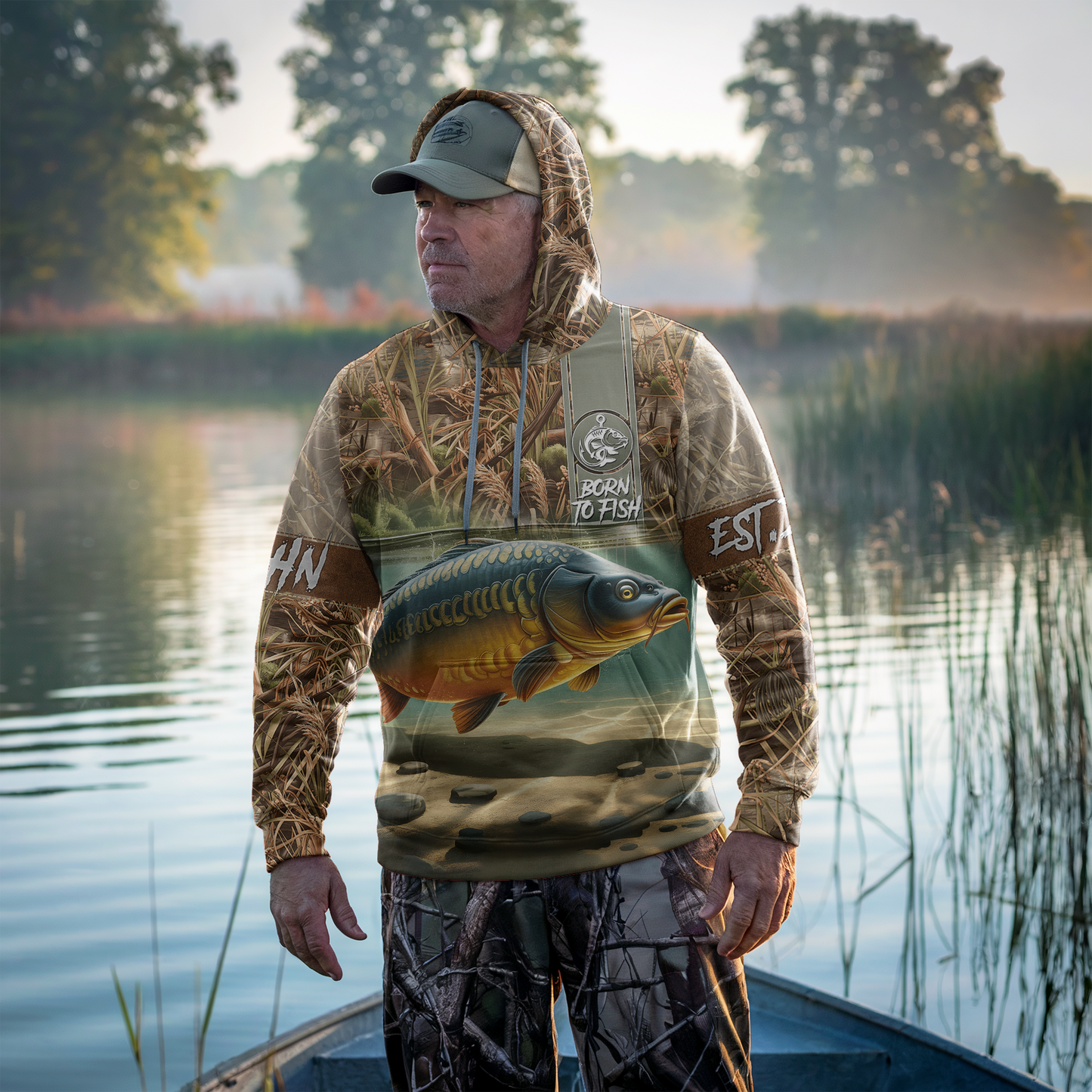 Carp Legend Personalized Hoodie
