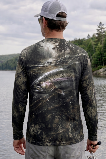Performance Fishing Long Sleeve - River Trout Timber - TBT105
