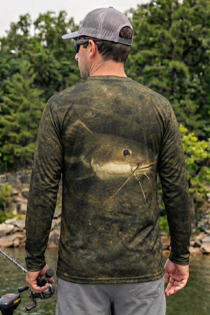 Performance Fishing Long Sleeve - River Moss Catfish - TBT40