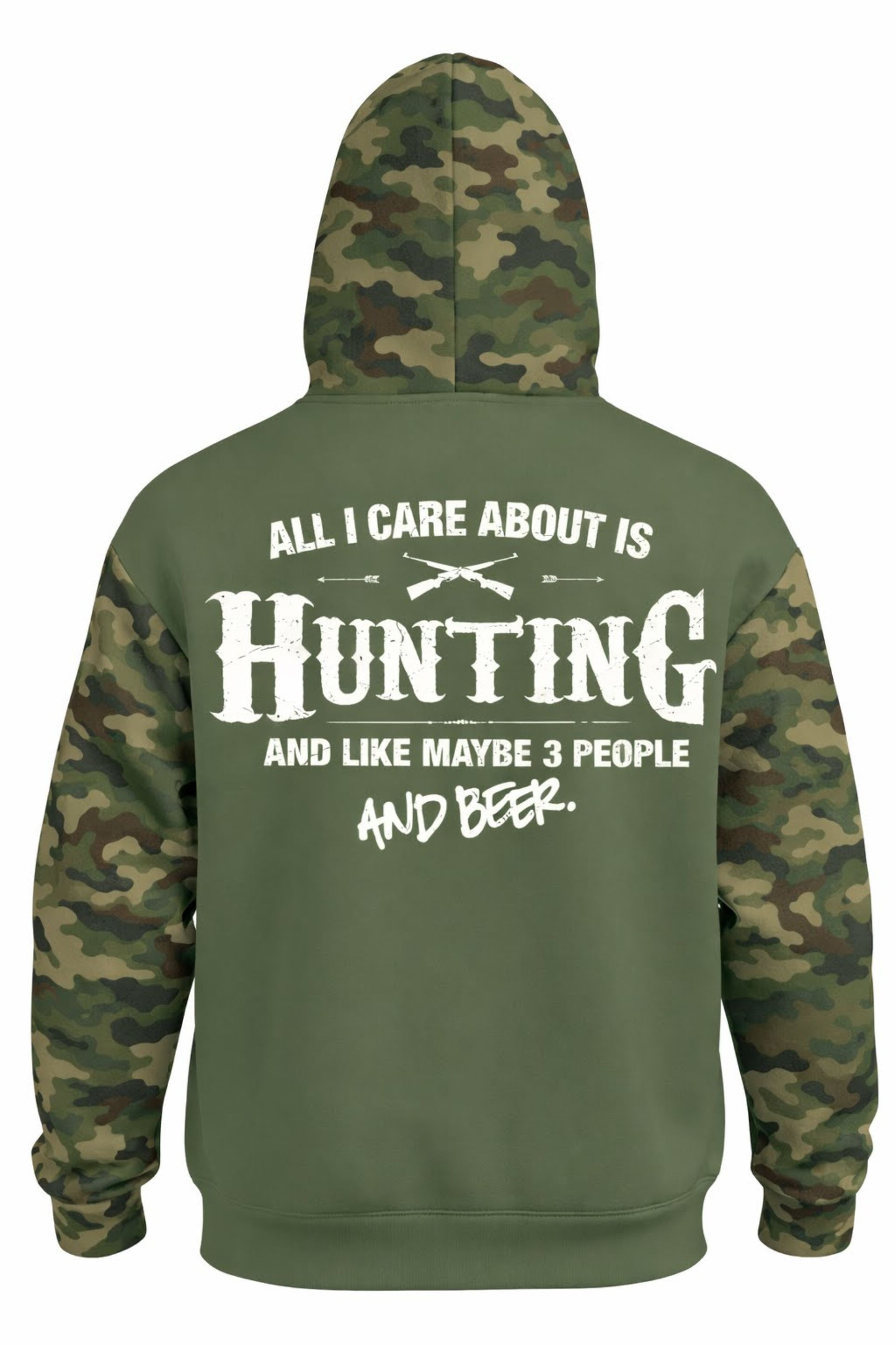 Performance Hunting Fleece-Lined Hoodie - All I Care Is Hunting – HT5X