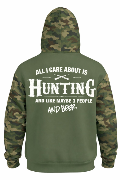 Performance Hunting Fleece-Lined Hoodie - All I Care Is Hunting – HT5X