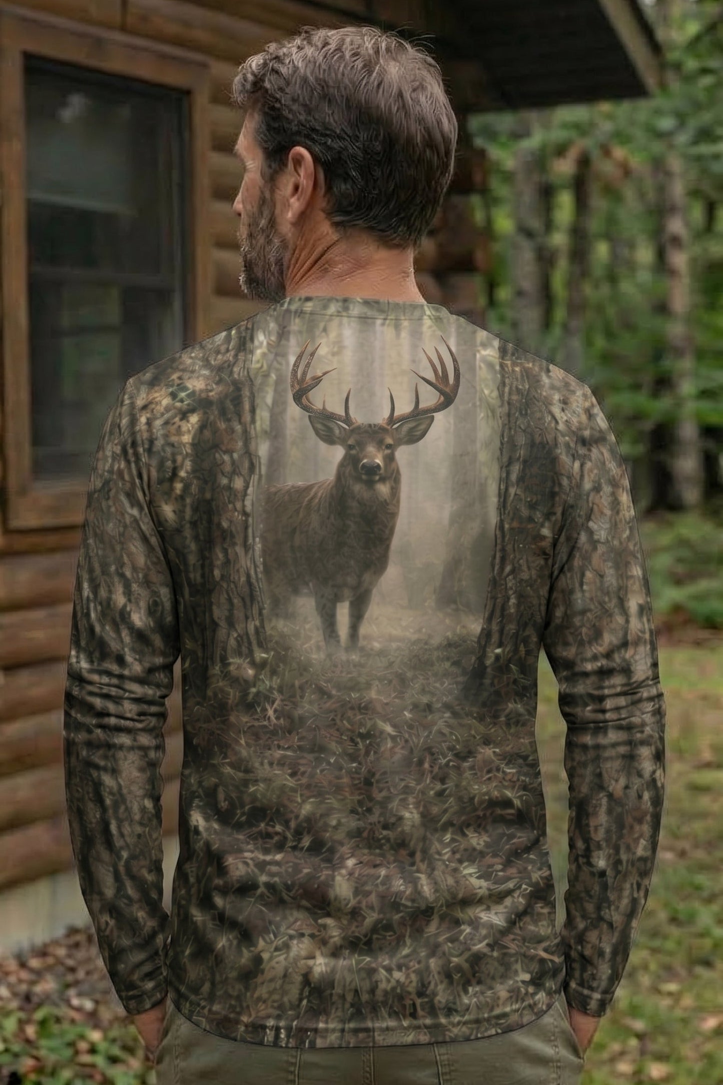 Performance Hunting Long Sleeve - Timber Whitetail - AOD02