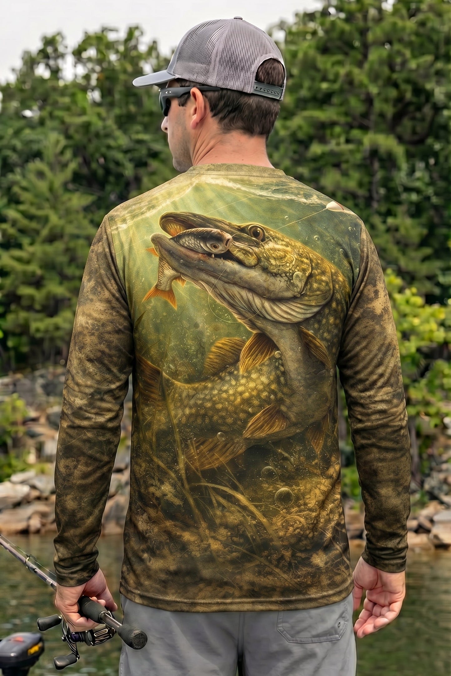 Performance Fishing Long Sleeve - Roughwater Pike Feed - TBT64