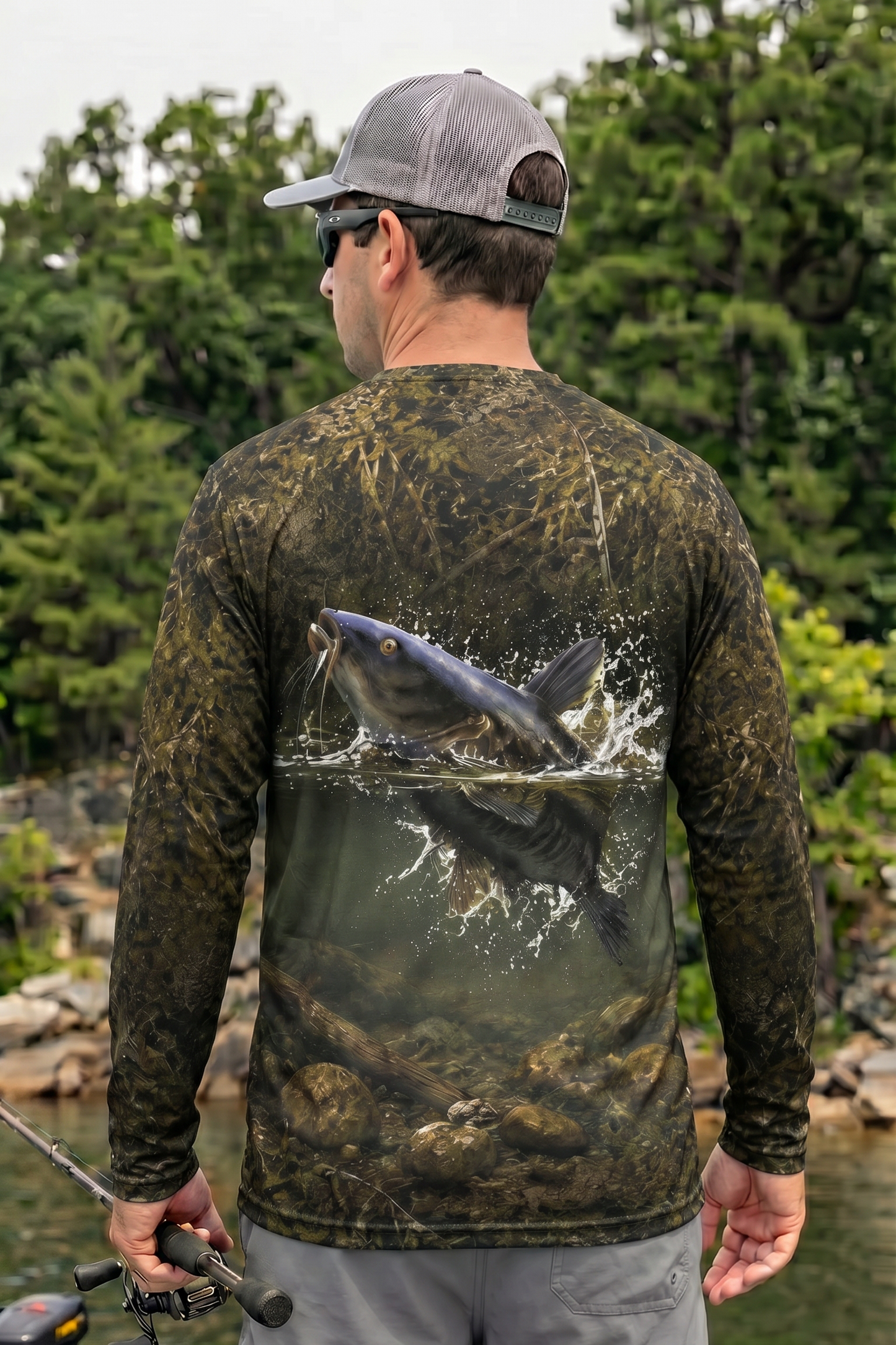 Performance Fishing Long Sleeve - River Mud Catfish - TBT91