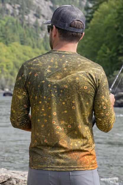 Performance Fishing Long Sleeve - River Brookie Skin - TBT84