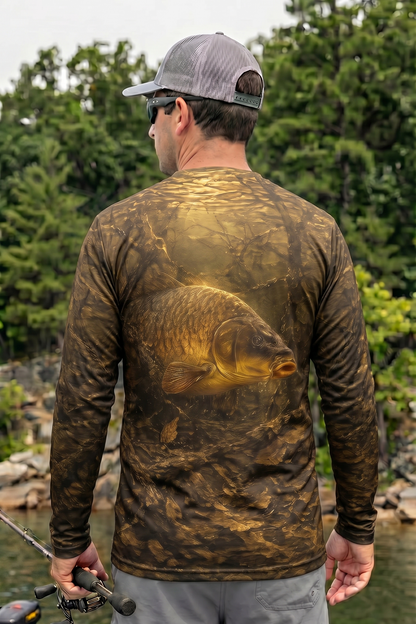 Performance Fishing Long Sleeve - Swamp Mud Carp - TBT87