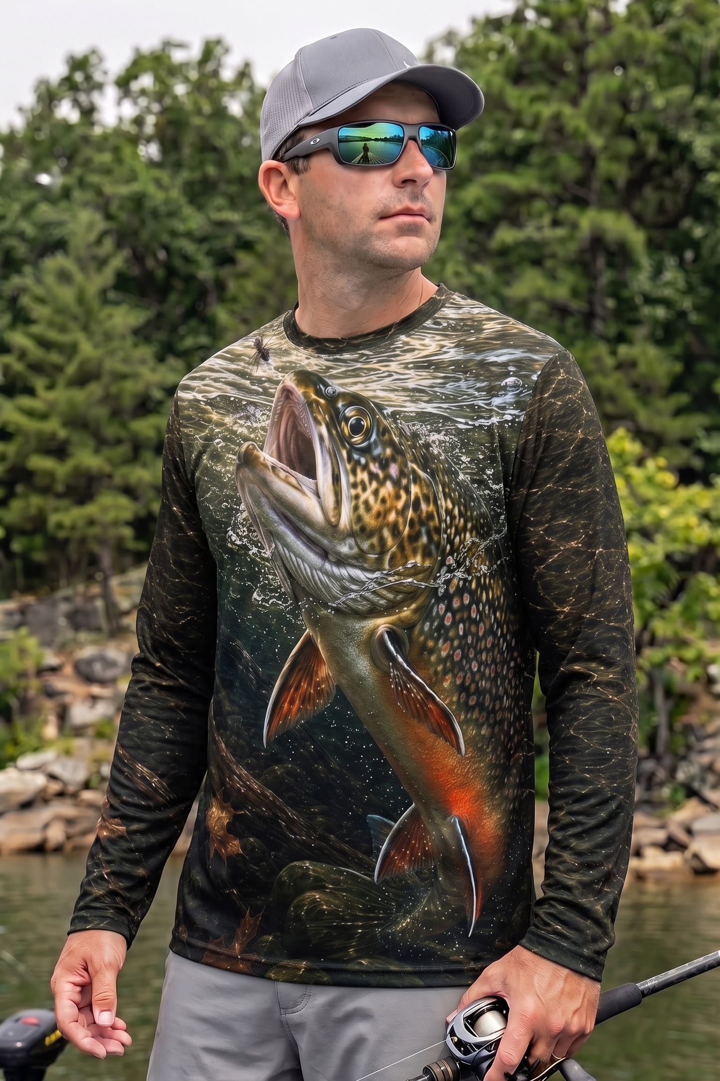Performance Fishing Long Sleeve - River Timber Brookie - TBT281
