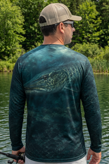 Performance Fishing Long Sleeve - Abyssal Musky Lurker - TBT113