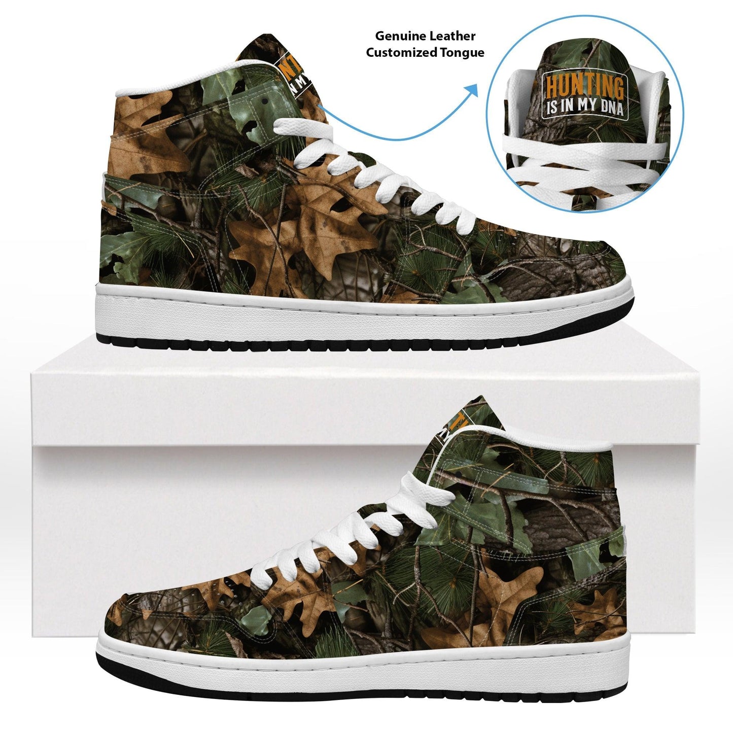 Camo Forest Sneaker - Hunting is my DNA - The Deerly