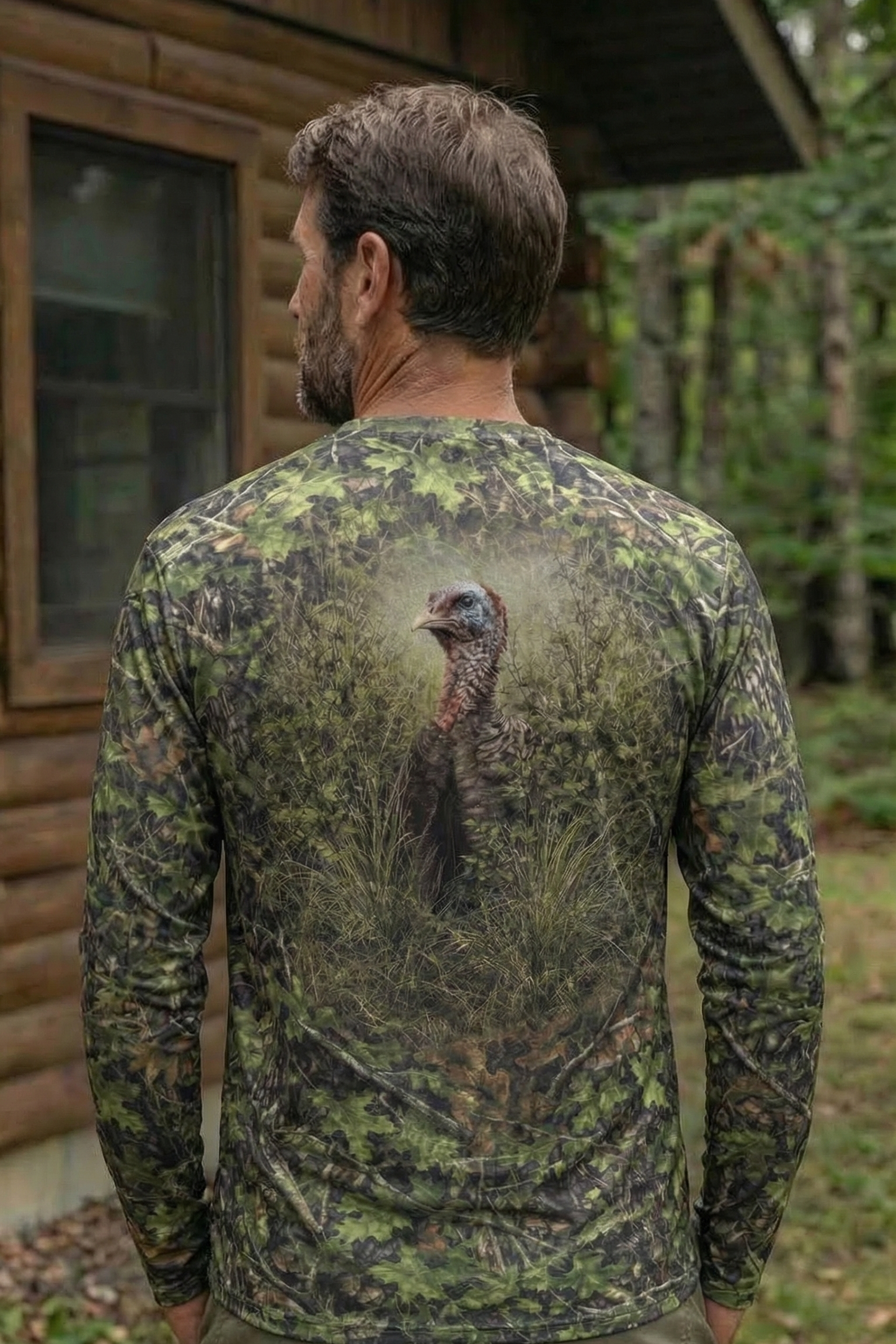 Performance Hunting Long Sleeve - Green Timber Tom - TBT09