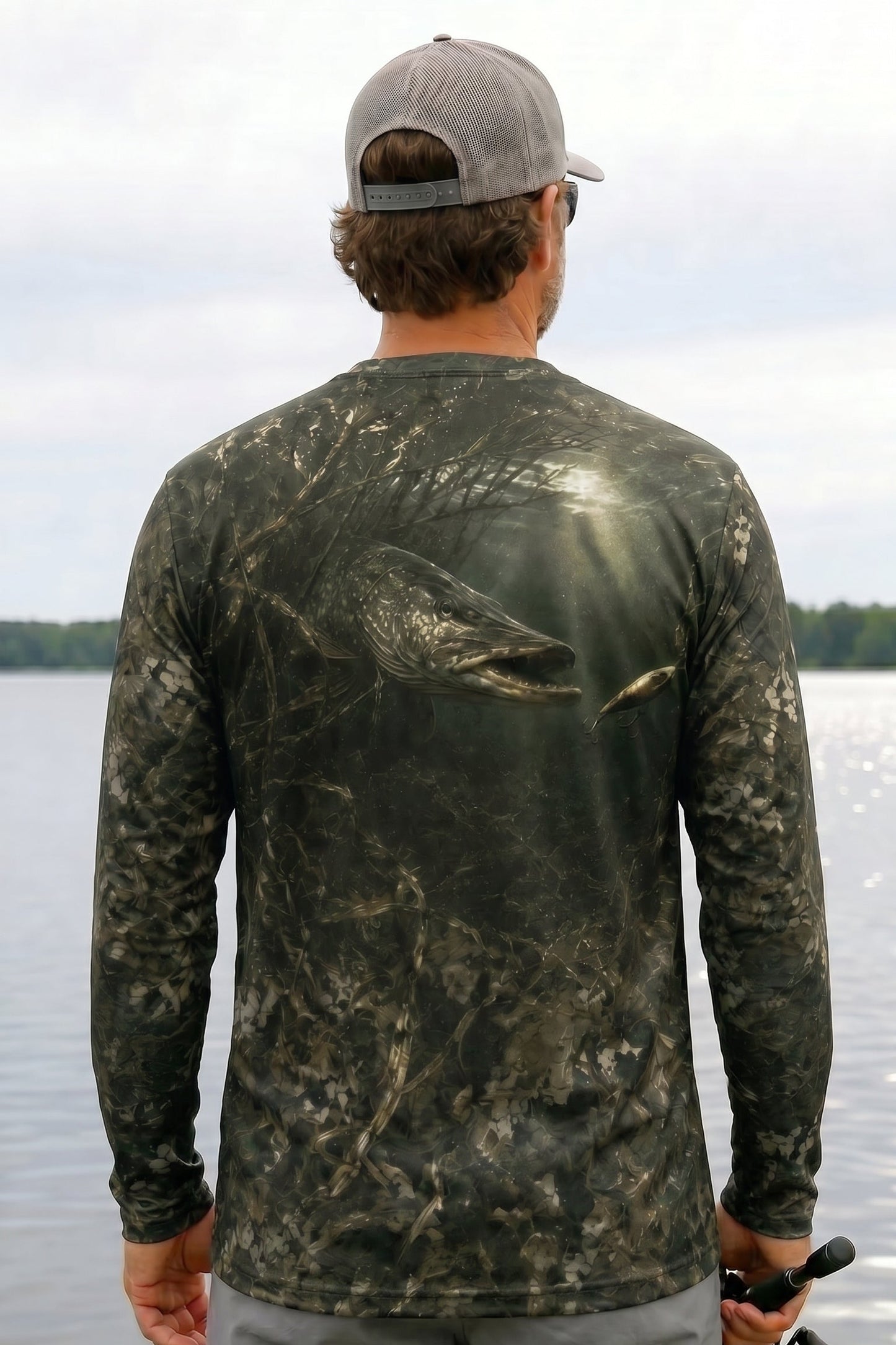 Performance Fishing Long Sleeve - Bottomland Pike Strike - TBT102