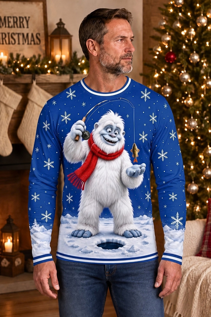 Performance Fishing Long Sleeve - Frosty Yeti Ice Fishing - ULS635K