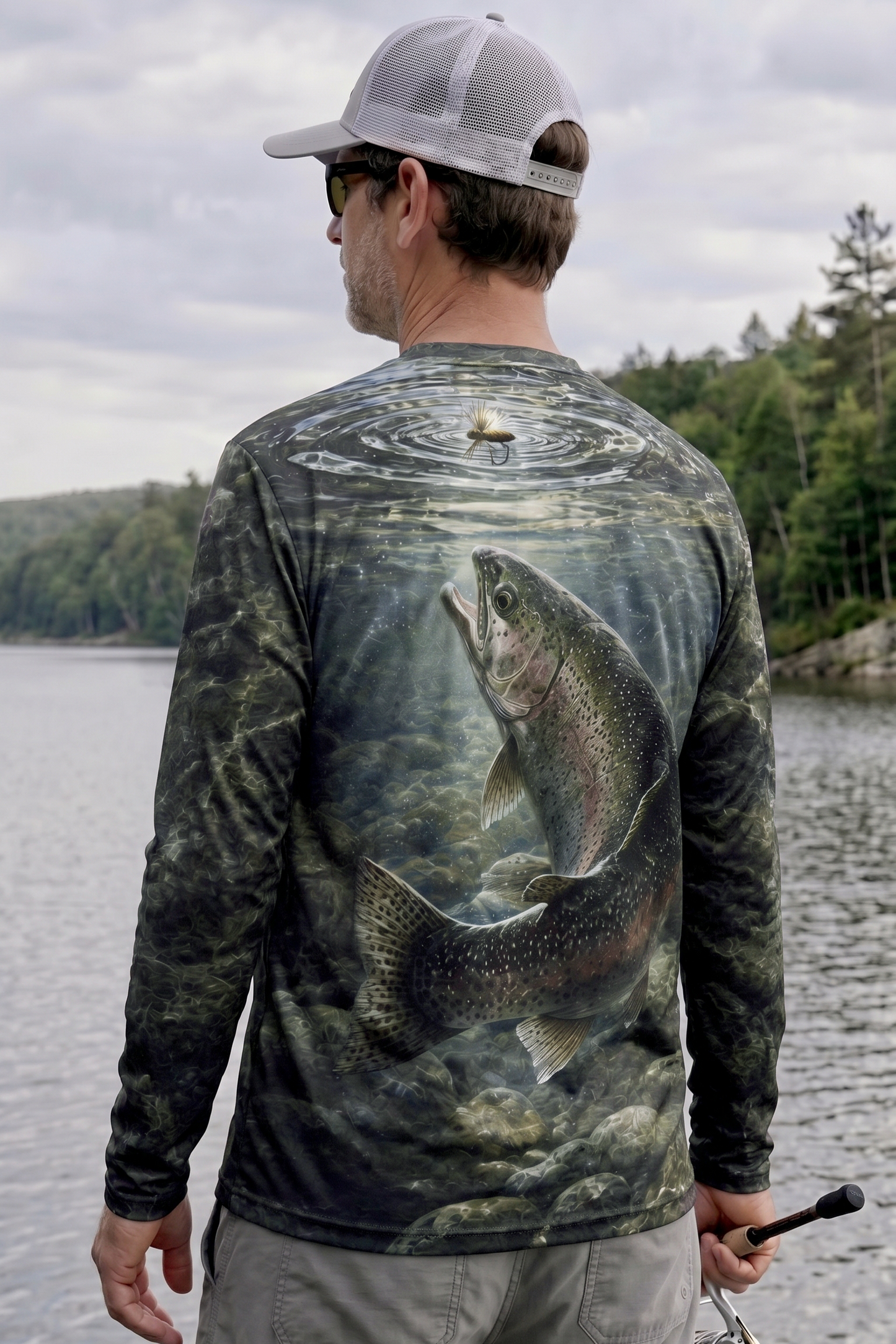Performance Fishing Long Sleeve - River Trout Strike - TBT110