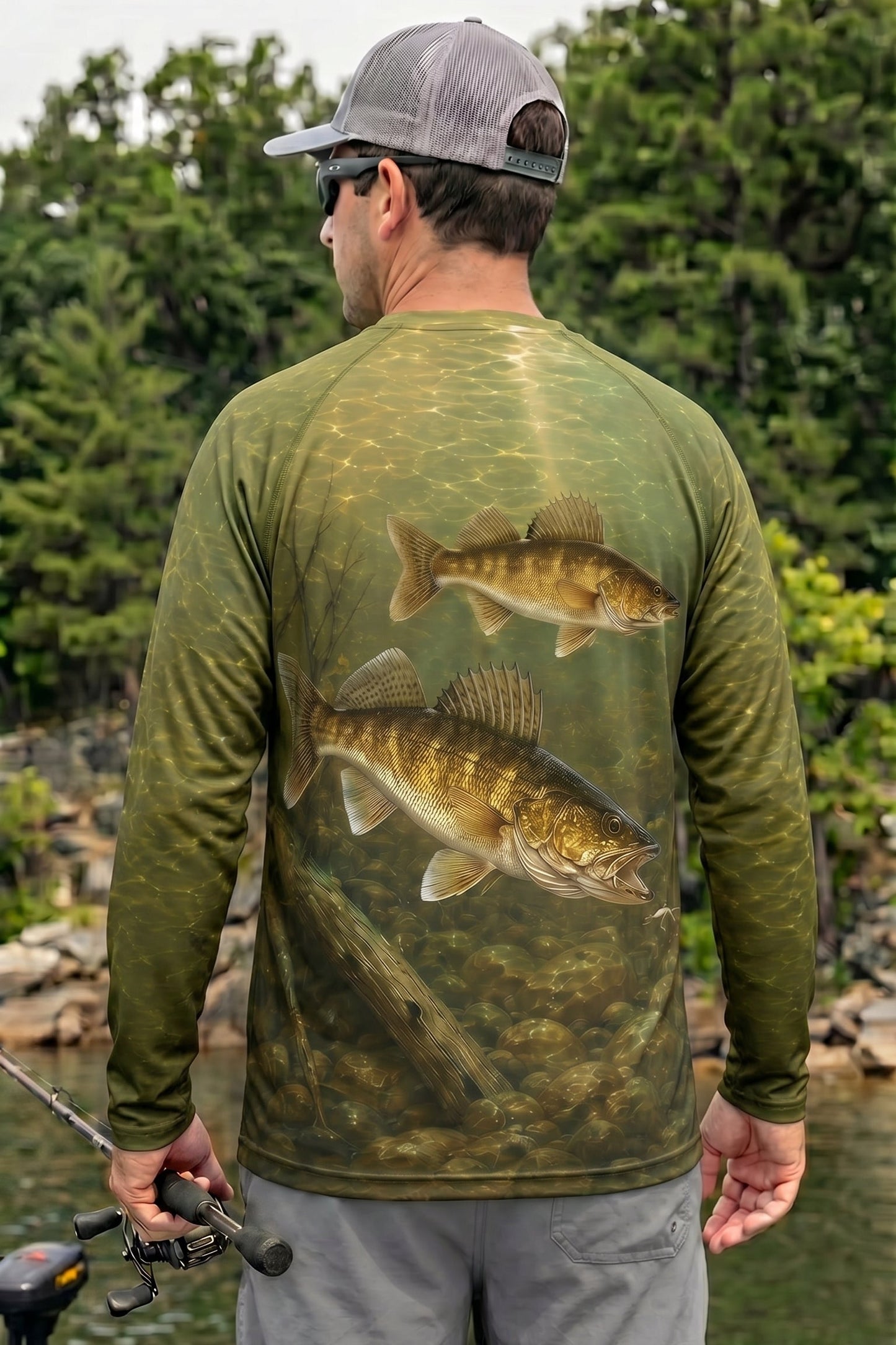 Performance Fishing Long Sleeve - Gravel Walleye Haul - TBT66
