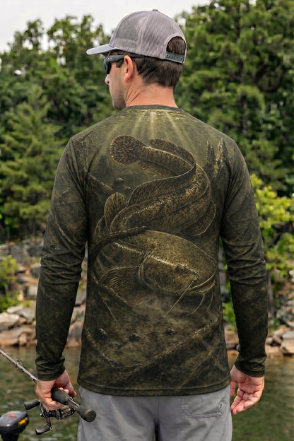 Performance Fishing Long Sleeve - Swamp Mud Catfish - TBT67