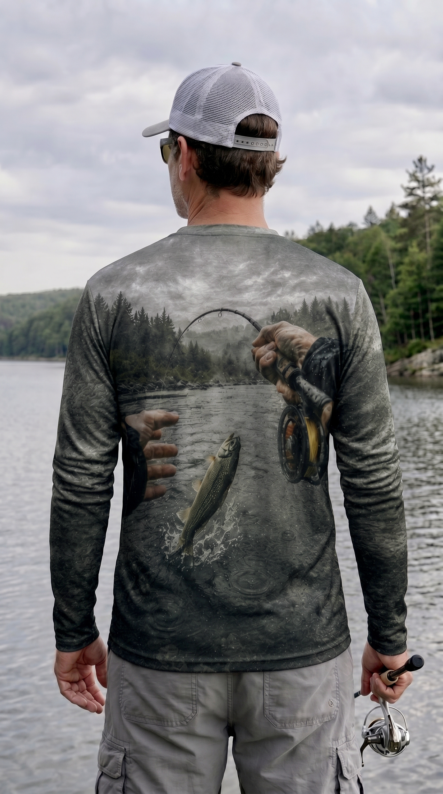 Performance Fishing Long Sleeve - Brook Trout Current Camo - RT17