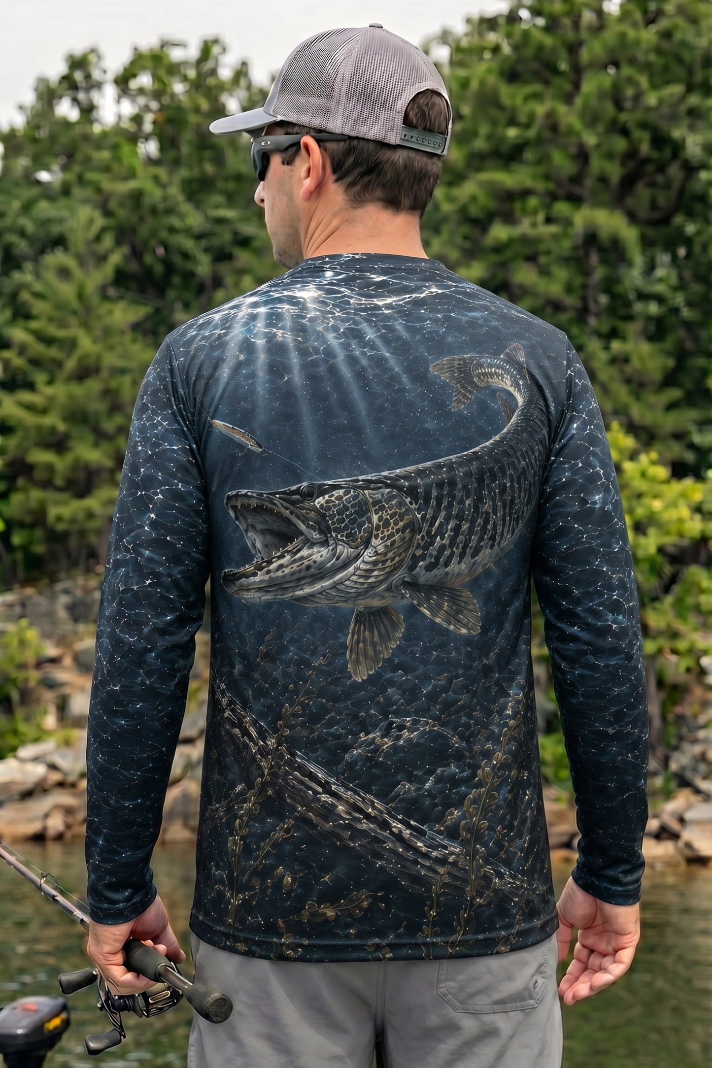 Performance Fishing Long Sleeve - Deep Dusk Muskie - TBT72