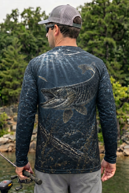 Performance Fishing Long Sleeve - Deep Dusk Muskie - TBT72
