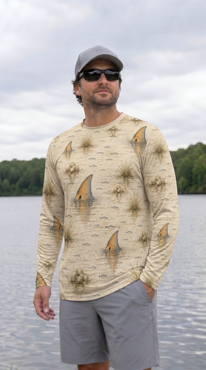 Performance Fishing Long Sleeve - Sunset Flats Redfish Pattern - RP04