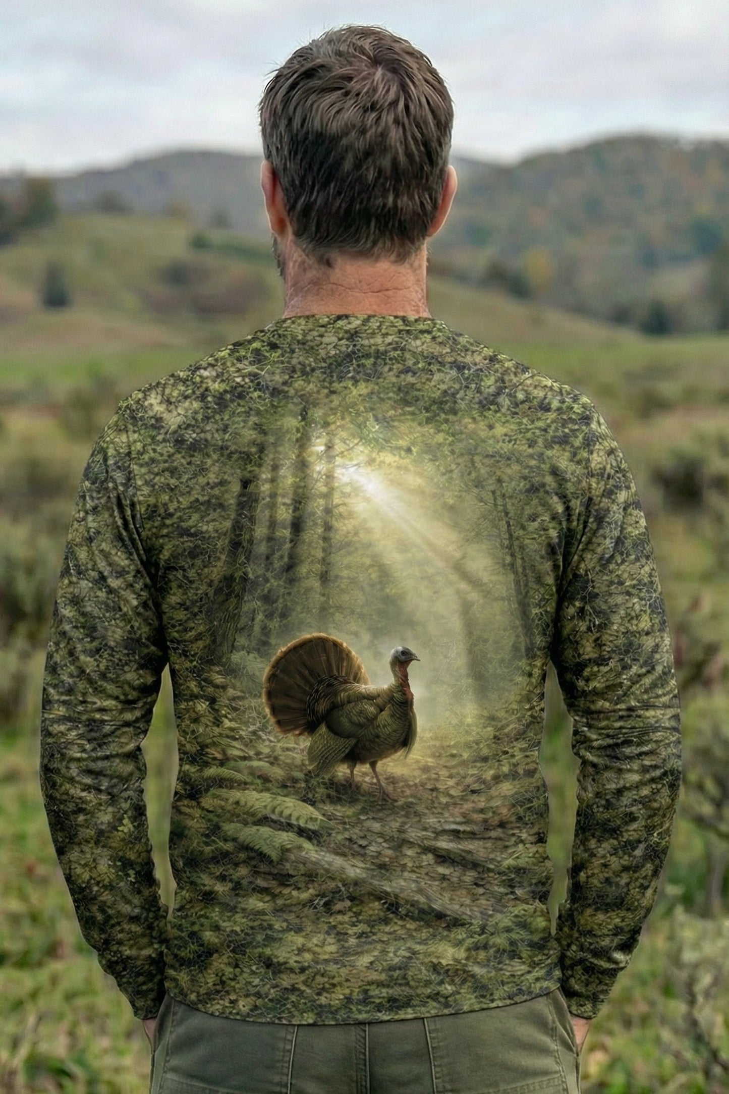 Performance Hunting Long Sleeve - Emerald Light Strut - SRT07