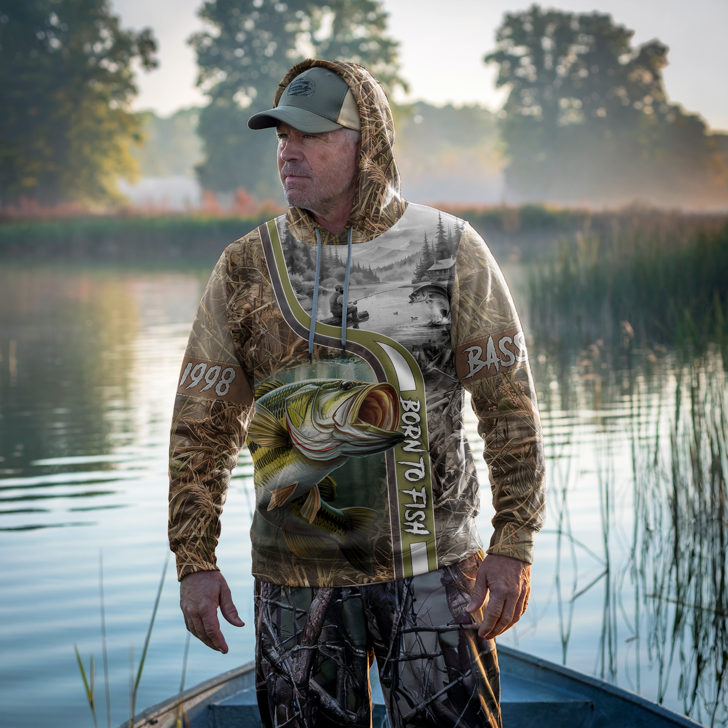 Backwater Bass Legend Personalized Hoodie
