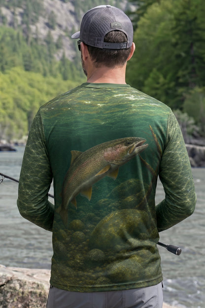 Performance Fishing Long Sleeve - River Rock Rainbow - TBT78