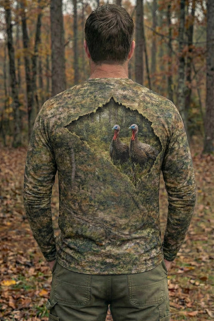 Performance Hunting Long Sleeve - Woodland Turkey - WG1T