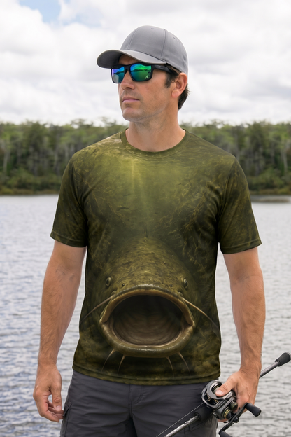 Pro Fishing Short Sleeve - Mudjaw Front Strike - AOS42
