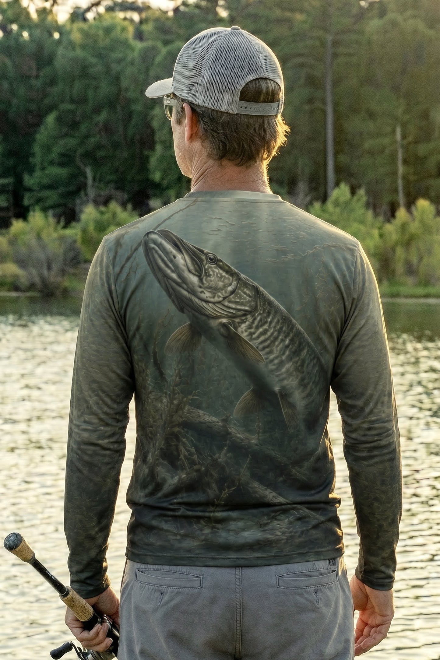 Performance Fishing Long Sleeve - Northern Muskellunge - AOF06
