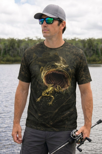 Pro Fishing Short Sleeve - Swamp Bass Predator - AOF15