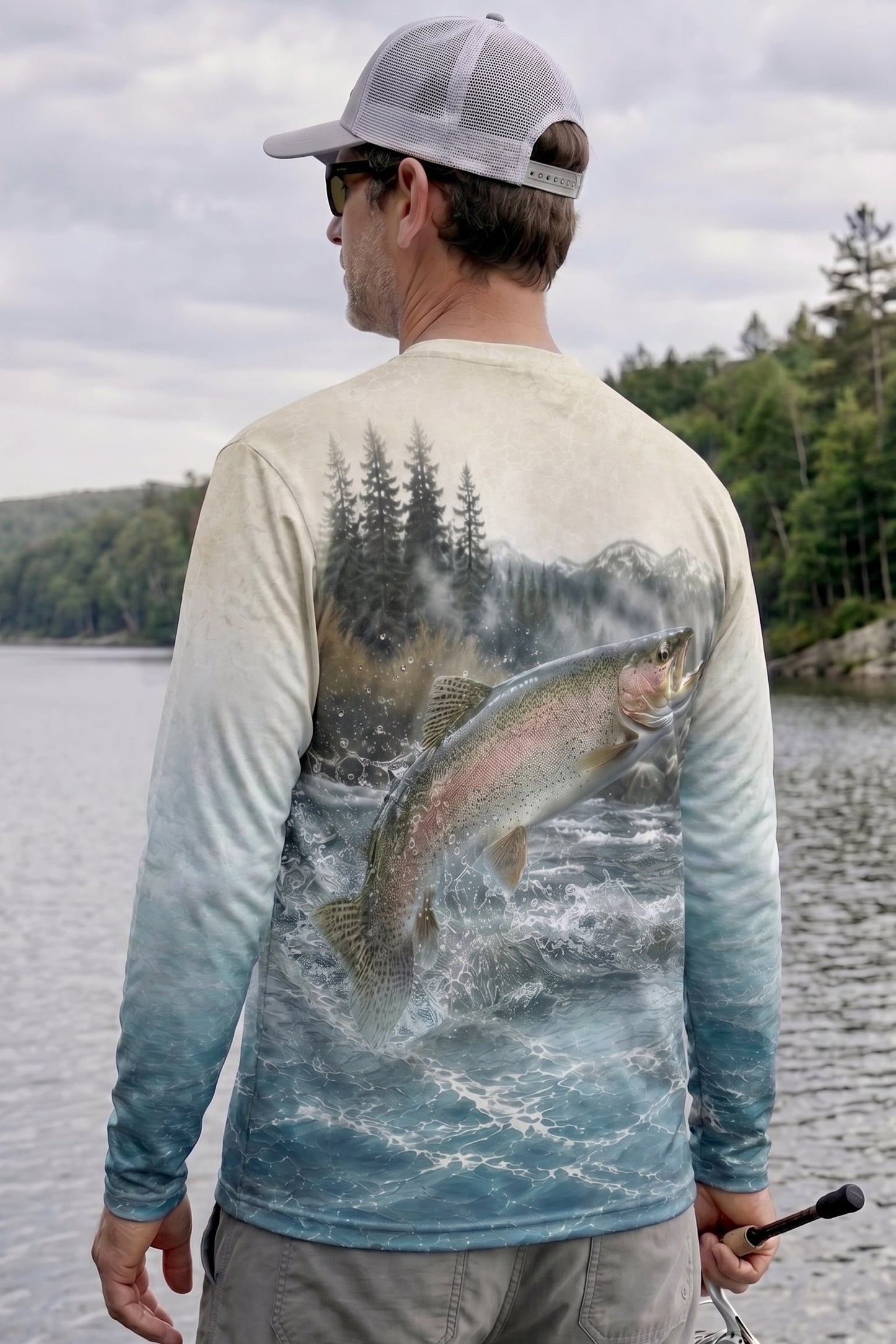 Performance Hunting Long Sleeve - Misty Rapids Trout - TBT146