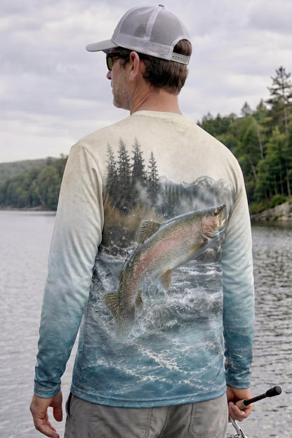 Performance Hunting Long Sleeve - Misty Rapids Trout - TBT146