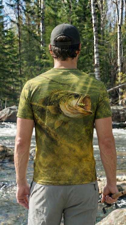Pro Fishing Short Sleeve - Clay Bottom Bass - AOF16