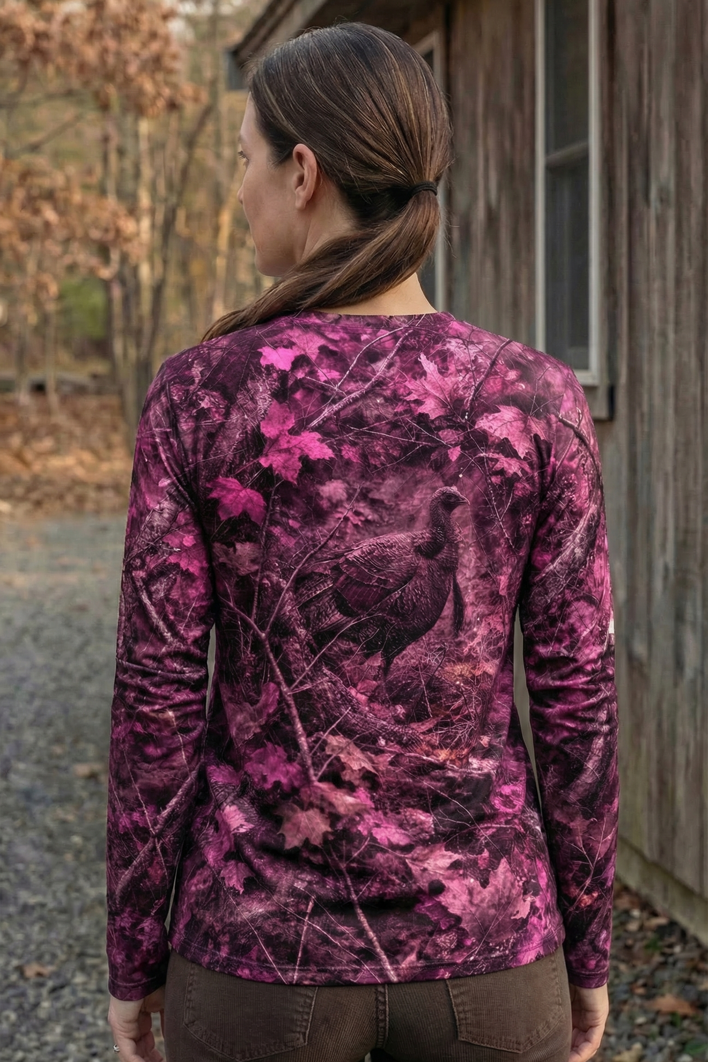Performance Hunting Long Sleeve - Crimson Timber Turkey - TBT10