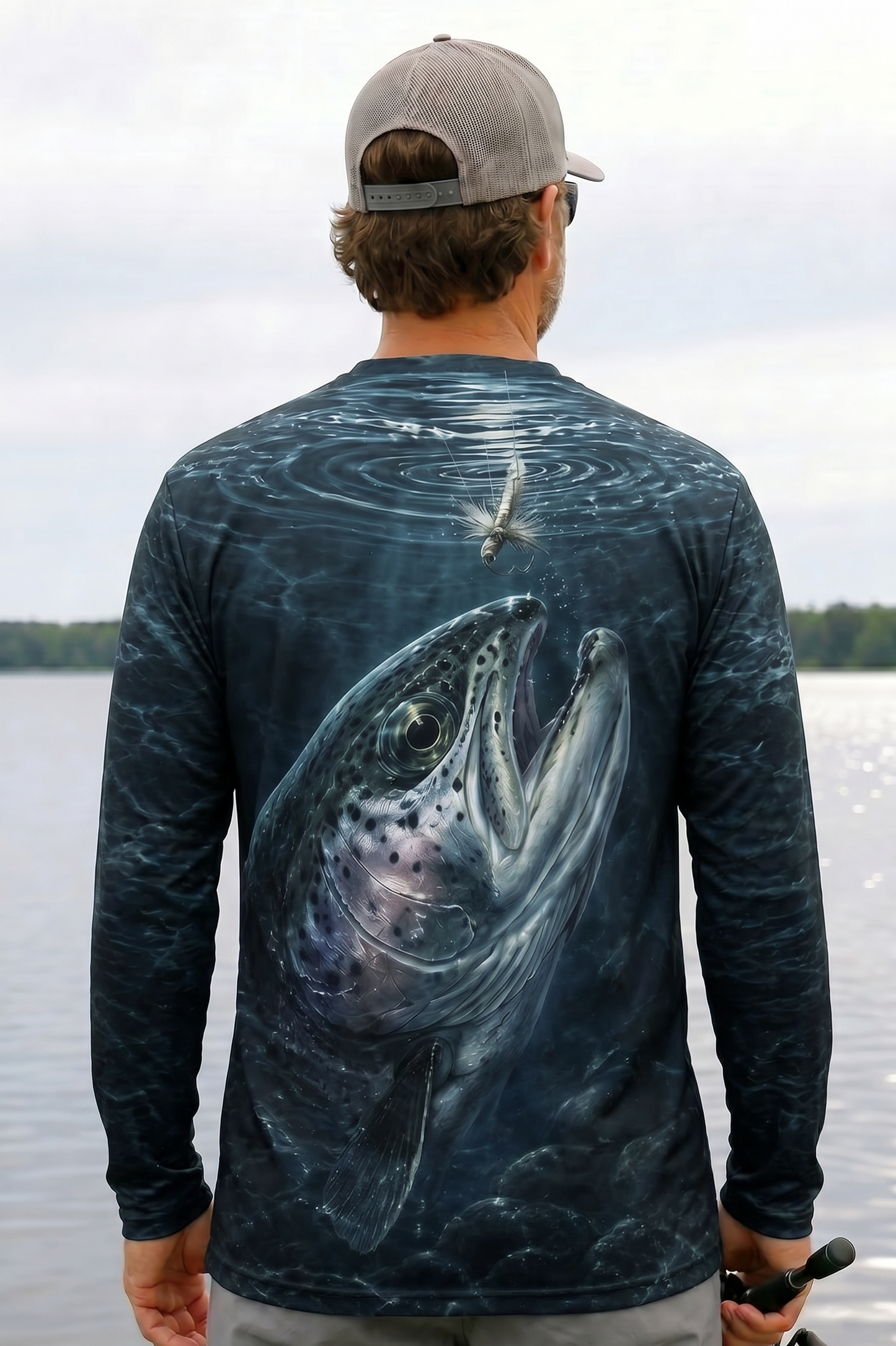 Performance Fishing Long Sleeve - River Trout Rise - TBT108