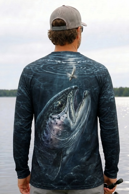 Performance Fishing Long Sleeve - River Trout Rise - TBT108
