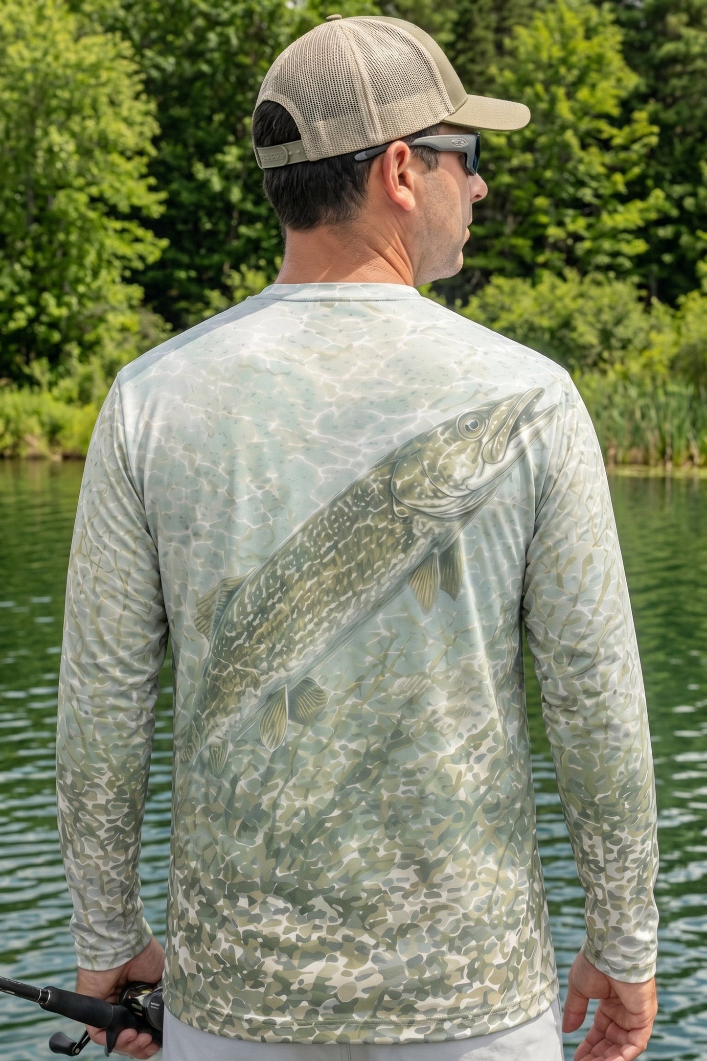 Performance Fishing Long Sleeve - Weedline Northern Pike - AOF09