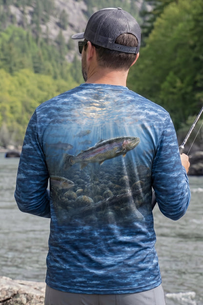 Performance Fishing Long Sleeve - Dusk River Rainbow - TBT81