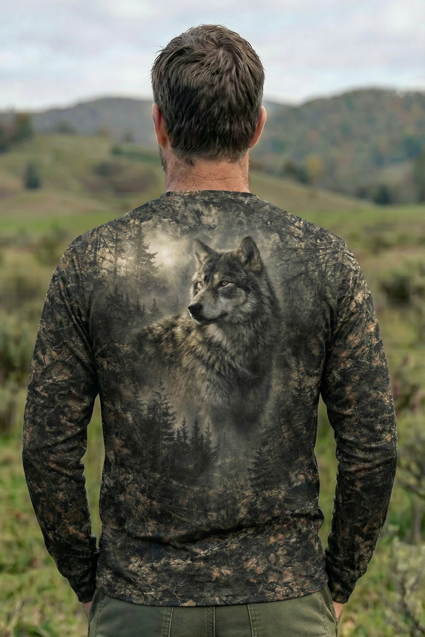 Performance Hunting Long Sleeve - Timber Wolf Dusk - TBT29