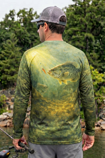 Performance Fishing Long Sleeve - Golden Timber Crappie - TBT49