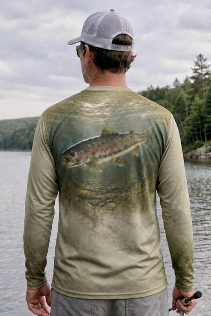 Performance Fishing Long Sleeve - Ghost Sand Rainbow - TBT118