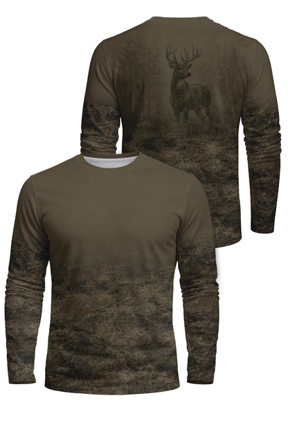 Performance Hunting Long Sleeve - Muddy Fog Buck - MF1M