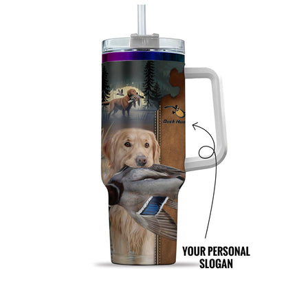 Personalized Duck Hunting Adventure Tumbler - The Deerly