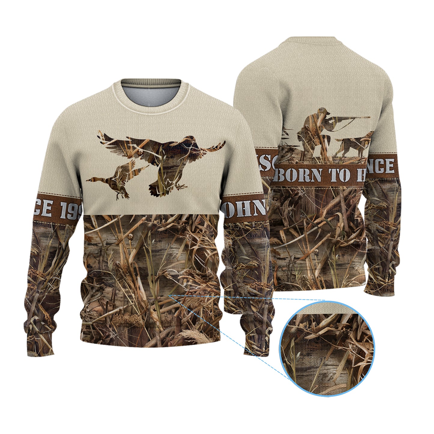 Personalized Waterfowl Hunting Knitted Apparel – Your Name, Your Legacy