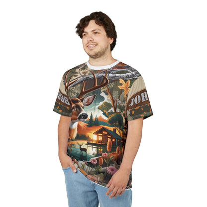 Lakeside Buck Retreat Personalized Unisex Cut & Sew Tee