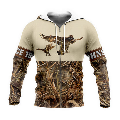 Personalized Waterfowl Hunting Knitted Apparel – Your Name, Your Legacy