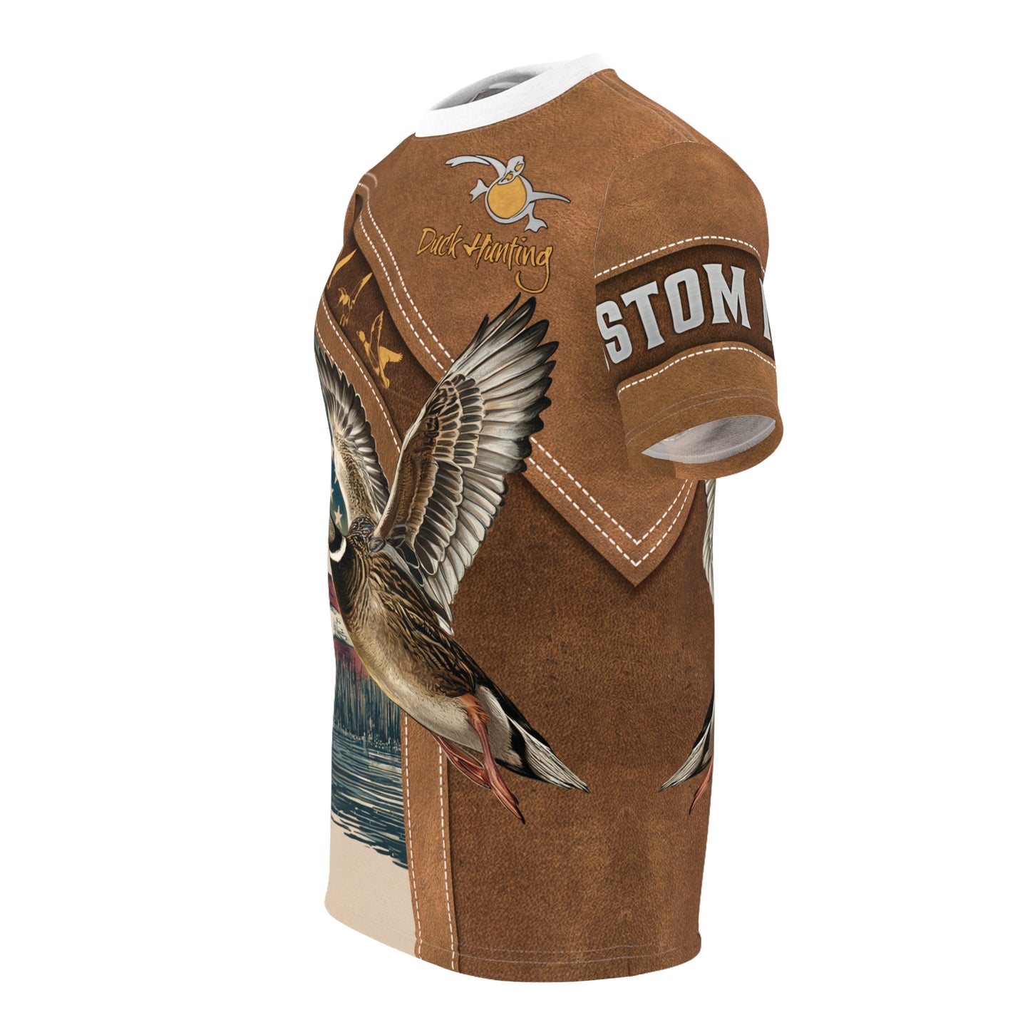 Duck Hunting Heritage Personalized Unisex Cut & Sew Tee
