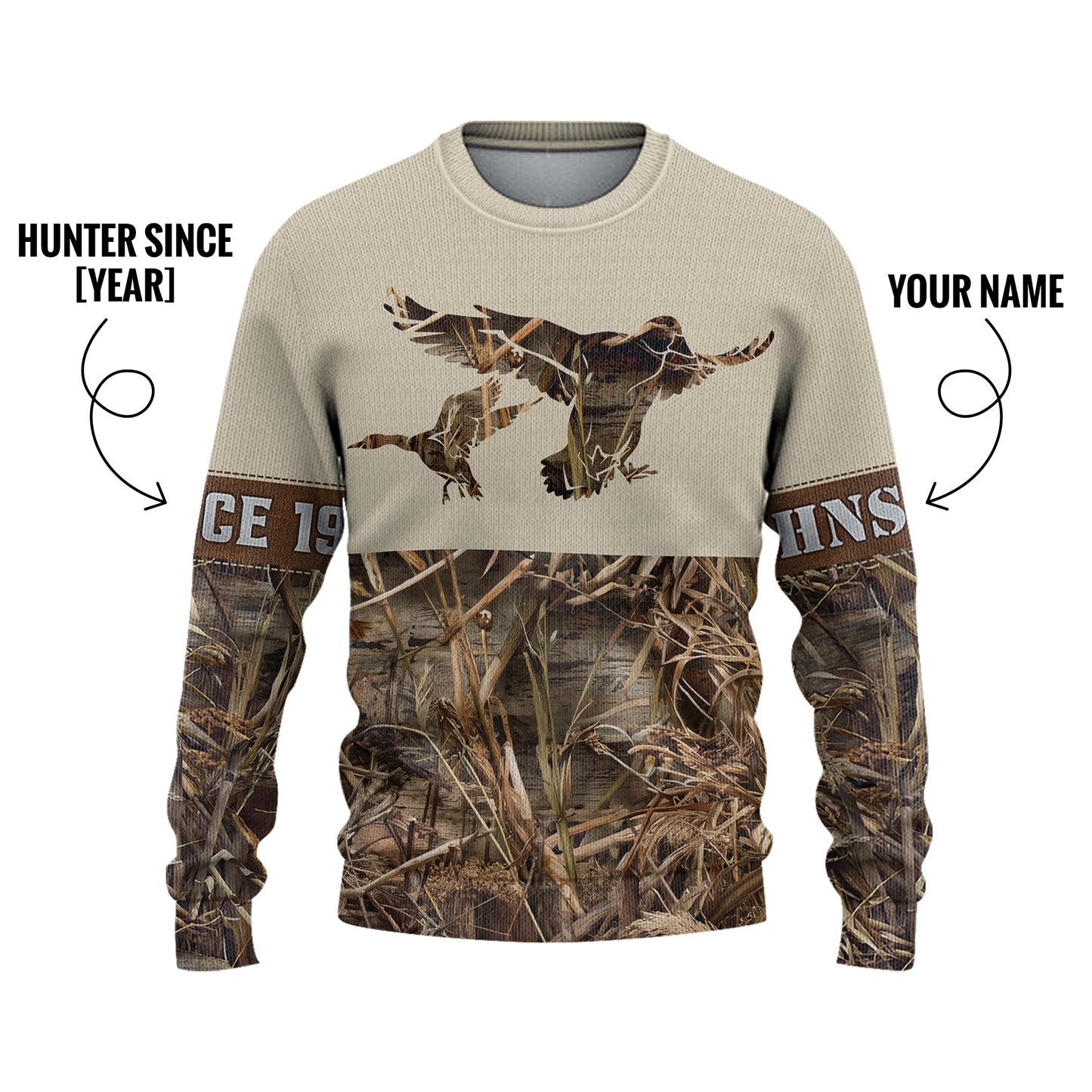 Personalized Waterfowl Hunting Knitted Apparel – Your Name, Your Legacy