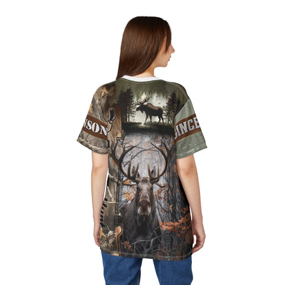 Moose Majesty Personalized Unisex Cut & Sew Tee